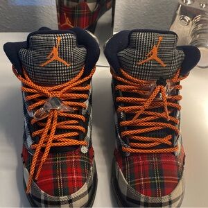 Jordan Athletic Shoes Orange Red High-Top